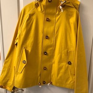 Polo RL hooded yellow rain jacket NEW